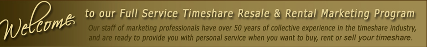 Timeshare Resales